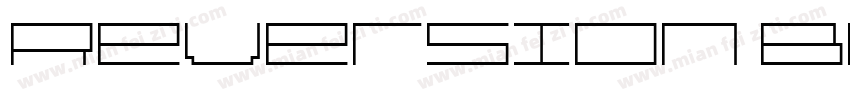 Reversion Bold字体转换